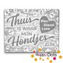 DOT Painting Plaque Personnalisée pour Chien(s) 002