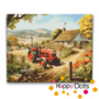 Diamond Painting Ferme avec tracteur