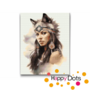 Diamond Painting Indianerfrau 01