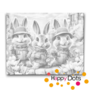 DOT Painting Lapins Astucieux