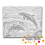 DOT Painting Jumping Dolphins 03