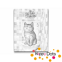 DOT Painting Chat sur toilette