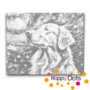 DOT Painting Sterrennacht Hond