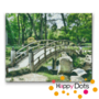 Diamond Painting Bridge in Garden