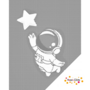 DOT Painting Little Astronaut with Star