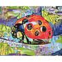 Paint by Number Colorful Ladybug