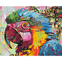 Painting by numbers Colorful Parrot