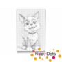 DOT Painting Kids Room - Dog