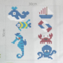 Iron-on bead set Underwater world