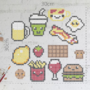 Iron-on bead set Snacks