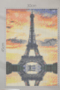 Iron-on bead set Eiffel Tower 01