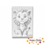 DOT Painting Chambre d'enfant - Lion