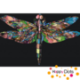 Paint by Number Colorful Dragonfly