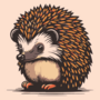 Paint by number Cute hedgehog