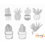 DOT Painting Cacti in a Pot