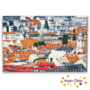 Diamond Painting Bratislava city view