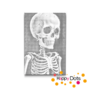 DOT Painting Halloween - Skelet