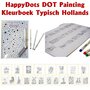 DOT Painting Coloring Book Typically Dutch