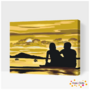 Peinture par numéro Silhouettes de couple